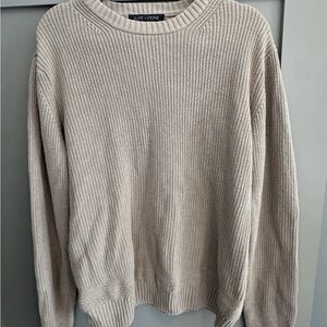 Slate & Stone Men's Crewneck Sweater in Beige